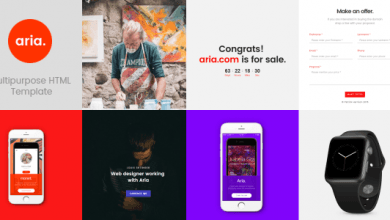 Photo of [Download-S2] Aria Minimal One page Creative Template