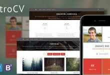 Photo of [Download-S2] MetroCV - OnePage Resume Portfolio WordPress Theme