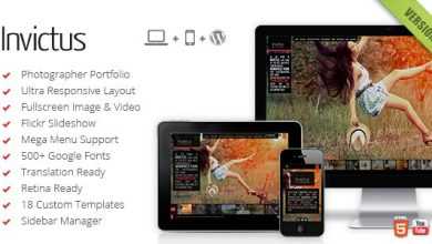 Photo of [Download-S2] Invictus v3.3.4 - A Premium Photographer Portfolio Theme