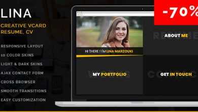 Photo of [Download-S2] Lina - Creative vCard, Resume, CV