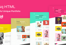Photo of [Download-S2] Qusq HTML - Colorful Unique Portfolio