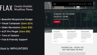 Photo of [Download-S2] Flax v1.3.5 - A Multi-Purpose Portfolio WordPress Theme