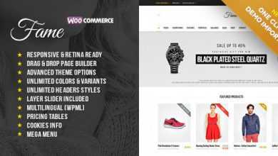 Photo of [Download-S2] Fame v1.7.5 - Responsive MultiPurpose WordPress Theme
