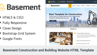 Photo of [Download-S2] Basement - Construction and Building One Page HTML Template