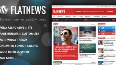 Photo of [Download-S2] FlatNews v3.9 – Responsive Magazine WordPress Theme