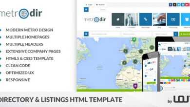 Photo of [Download-S2] Metrodir - Directory & Listings HTML Template