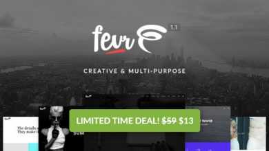 Photo of [Download-S2] Fevr v1.1.1 - Creative MultiPurpose Theme