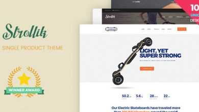 Photo of [Download-S2] Strollik v2.0 - Single Product WooCommerce WordPress Theme
