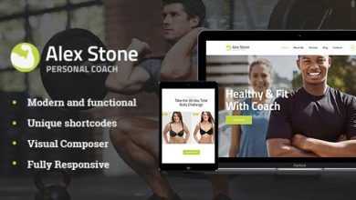 Photo of [Download-S2] Alex Stone v1.1 - Personal Gym Trainer WordPress Theme