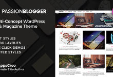Photo of [Download-S2] Passion Blogger v1.5 - A Responsive WordPress Theme