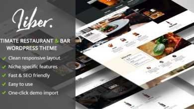 Photo of [Download-S2] Liber v1.0.4 - Ultimate Restaurant & Bar WordPress Theme