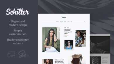 Photo of [Download-S2] Schiller v1.0.10 - Personal Blog Theme