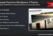 Photo of [Download-S2] Accentuate Themeforest Premium Wordpress 3 Theme