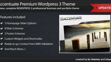 Photo of [Download-S2] Accentuate Themeforest Premium Wordpress 3 Theme
