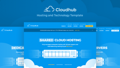 Photo of [Download-S2] Cloudhub - Hosting and Technology HTML Template