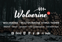 Photo of [Download-S2] Wolverine v1.3.1 - Multipurpose HTML5 Template