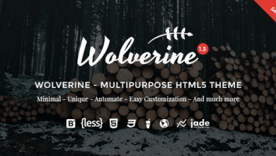 Photo of [Download-S2] Wolverine v1.3.1 - Multipurpose HTML5 Template