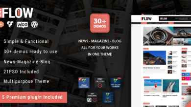 Photo of [Download-S2] Flow News v1.8 - Magazine and Blog WordPress Theme