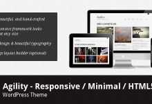 Photo of [Download-S2] Agility - Responsive HTML5 WordPress Theme