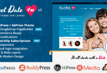 Photo of [Download-S2] Sweet Date v3.4.1 - More than a Wordpress Dating Theme