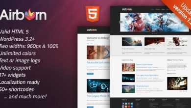 Photo of [Download-S2] Airborn: Themeforest Portfolio / Business WordPress Theme