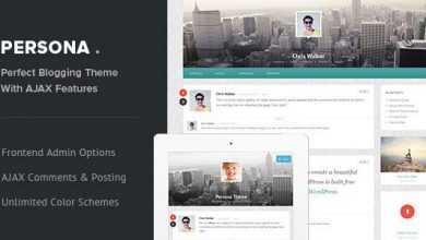 Photo of [Download-S2] Persona v1.6 - Responsive AJAX Blog and Portfolio Theme
