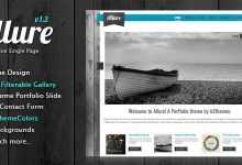 Photo of [Download-S2] Allure - HTML5 Portfolio Themeforest Theme