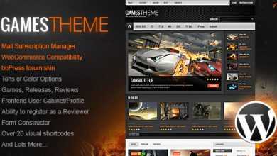 Photo of [Download-S2] GamesTheme - Themeforest Premium WordPress Theme