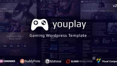 Photo of [Download-S2] Youplay v2.0.2 - Gaming WordPress Theme