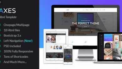 Photo of [Download-S2] Axes - Multipurpose One/Multipage Html Template