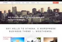 Photo of [Download-S2] Athena - WooThemes Wordpress Template