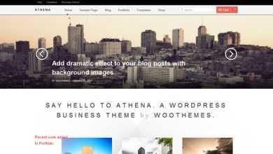 Photo of [Download-S2] Athena - WooThemes Wordpress Template