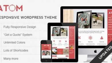 Photo of [Download-S2] Atom - A Design Studio Full Resposive Themeforest WordPress