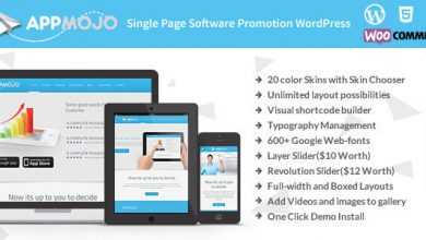 Photo of [Download-S2] App Mojo v1.8 - Responsive Single Page Promotion Theme