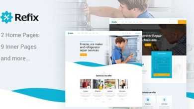 Photo of [Download-S2] Refix v1.0 - Fridge & Freezer Repair Company HTML Template