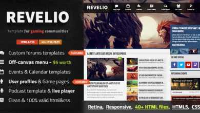 Photo of [Download-S2] Revelio - The Gaming Template HTML