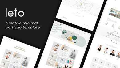 Photo of [Download-S2] Leto - Creative Minimal Portfolio Template