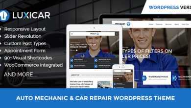 Photo of [Download-S2] Luxicar Automotive & Business WordPress theme