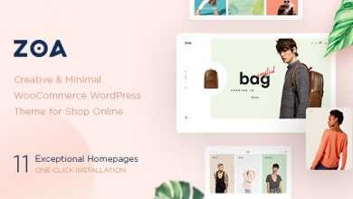 Photo of [Download-S2] Zoa v1.4 - Minimalist Elementor WooCommerce Theme