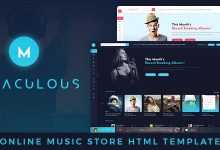 Photo of [Download-S2] Miraculous - Online Music Store HTML Template