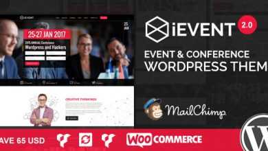 Photo of [Download-S2] iEvent v2.0.1 - Event & Conference WordPress Theme