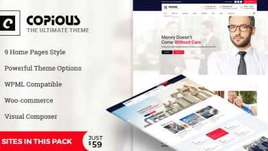 Photo of [Download-S2] Copious v1.0 - Multiuse WordPress Theme