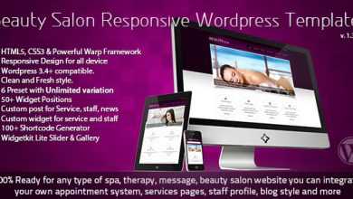 Photo of [Download-S2] Beauty Salon Responsive Themeforest Wordpress Template