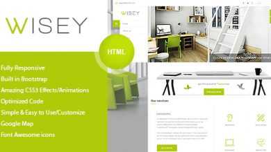 Photo of [Download-S2] Wisey - High Performance HTML5 Template