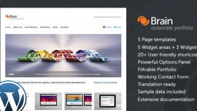 Photo of [Download-S2] Brain WP - Themeforest Corporate/Portfolio WordPress Theme