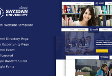 Photo of [Download-S2] Sayidan v1.6.5 - University Alumni WP theme
