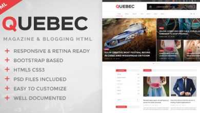 Photo of [Download-S2] Quebec - News, Magazine & Blogging HTML Template