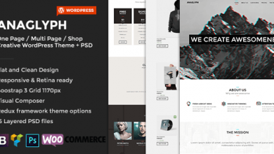 Photo of [Download-S2] ANAGLYPH v3.0.1 - One page / Multi Page WordPress Theme