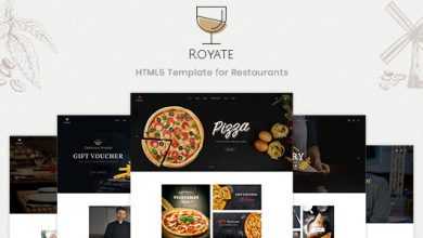 Photo of [Download-S2] Royate - Restaurant HTML5 Template
