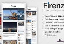 Photo of [Download-S2] Firenze - Responsive Blog HTML5 Template